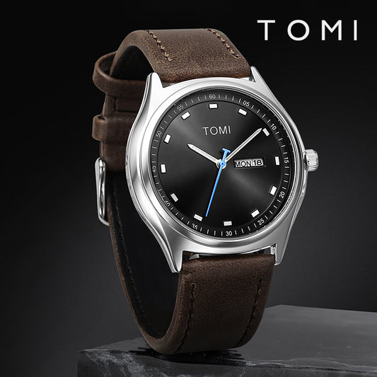 Montre à quartz minimaliste pour hommes
