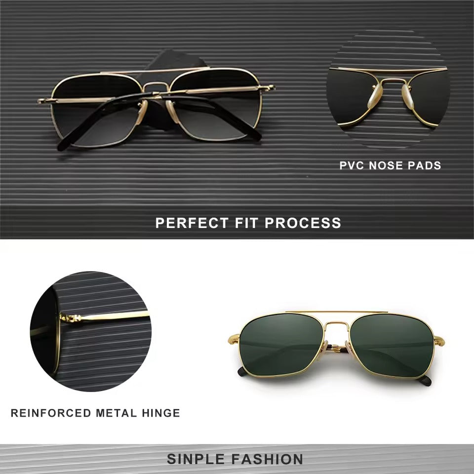 Lunettes de soleil classiques pour hommes