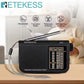 Radio portable AM FM grandes boutons