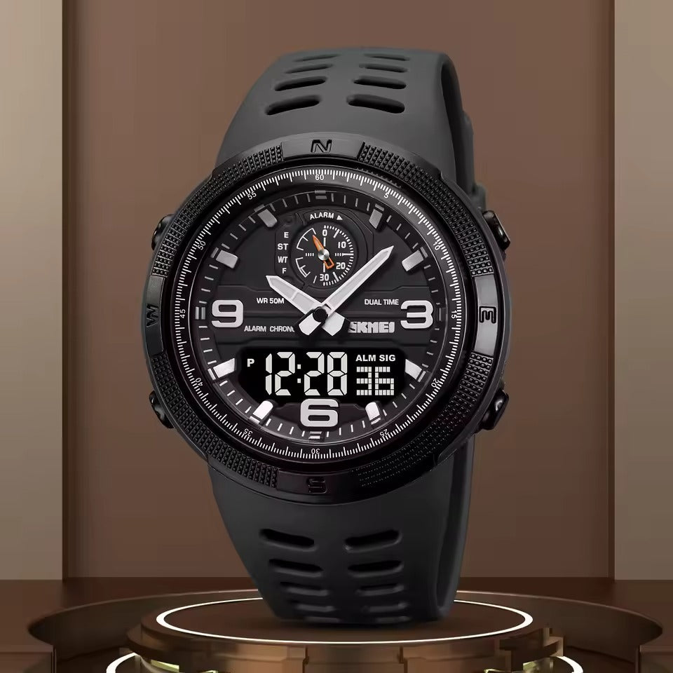 Montre électronique étanche pour hommes
