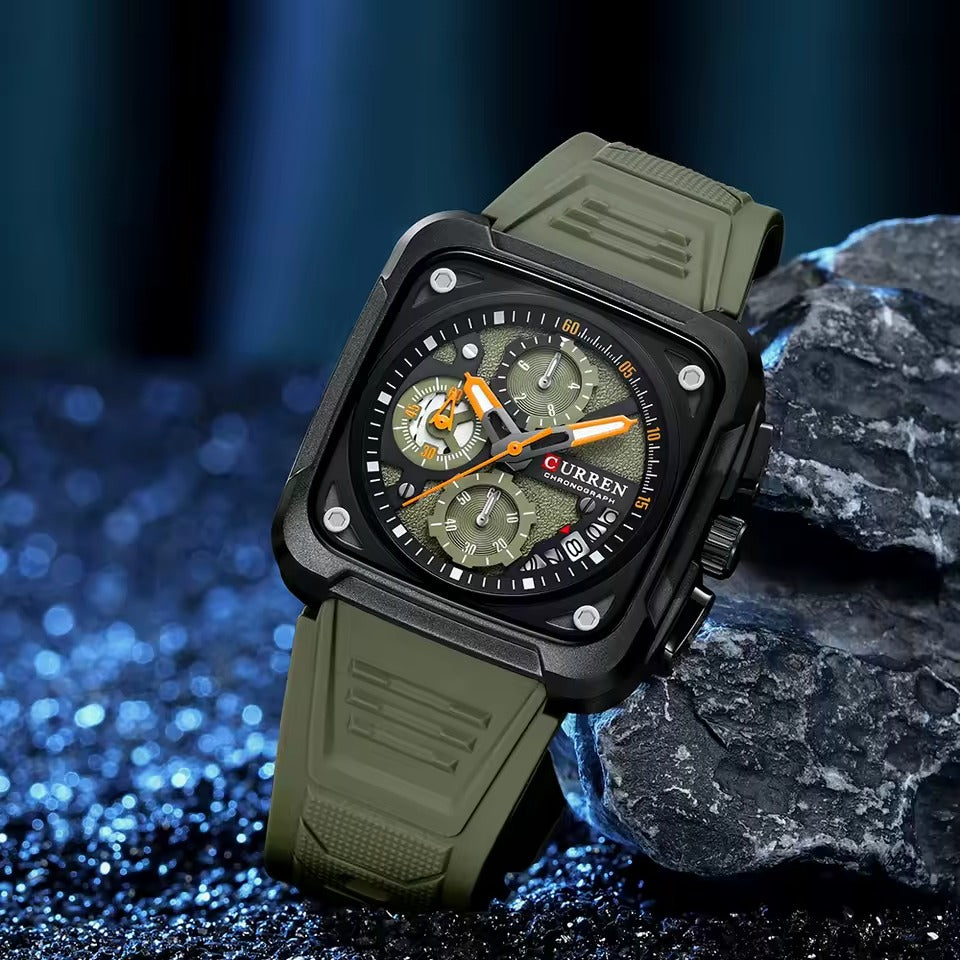 Montre à quartz de luxe pour homme