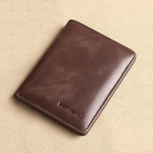Portefeuille en cuir de luxe pour homme