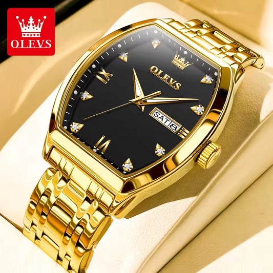 Montre Style Tonneau pour hommes