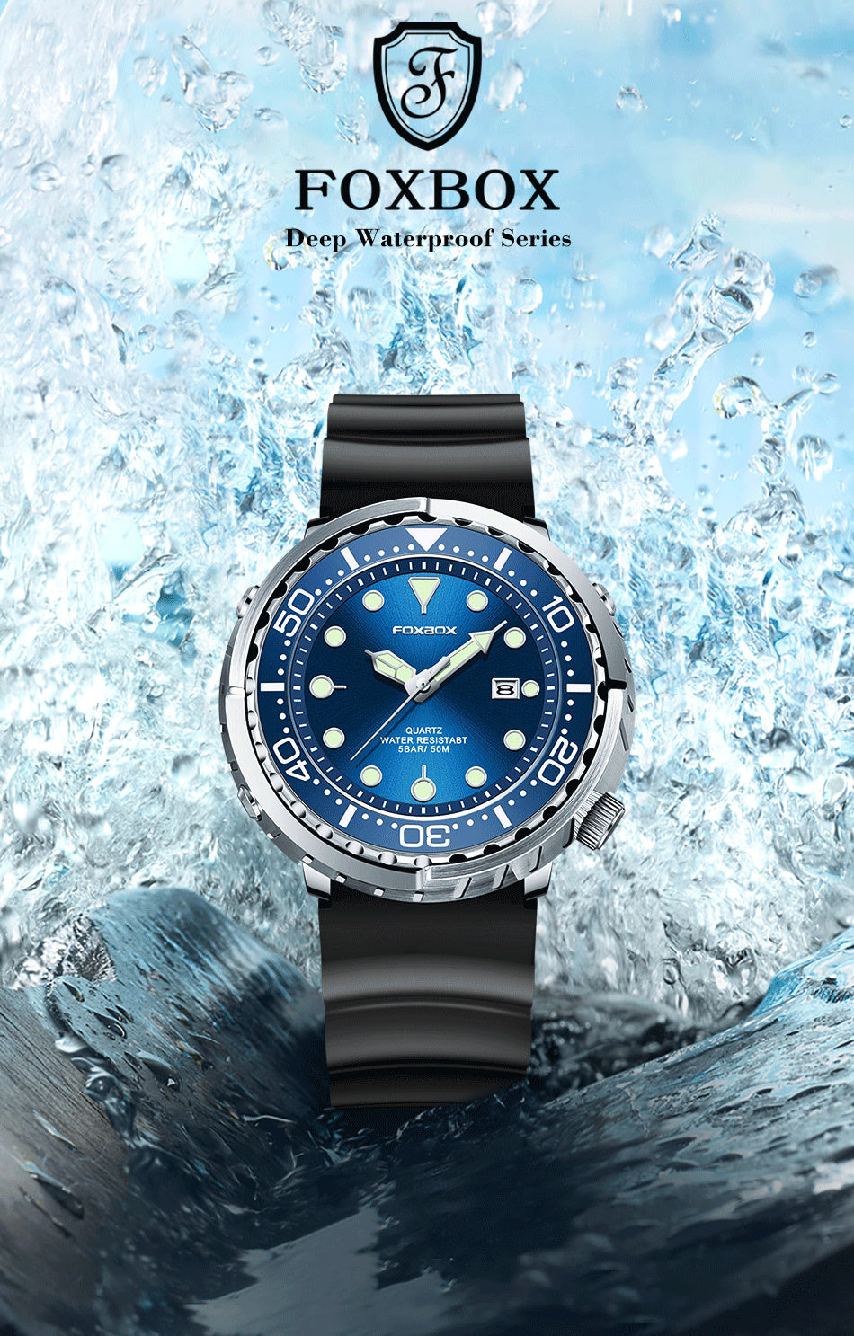 Montre de sport étanche pour homme