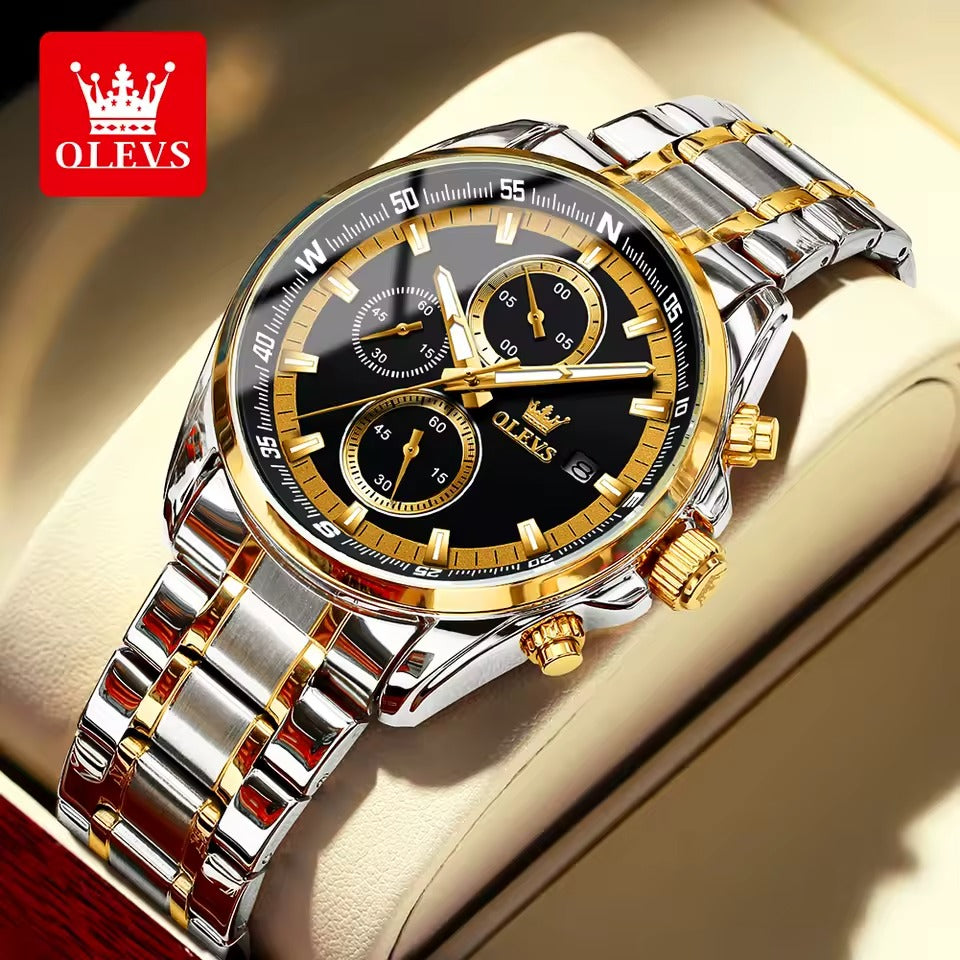 Montre à Quartz chronographe pour hommes