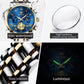 Montre-bracelet à quartz étanche pour homme