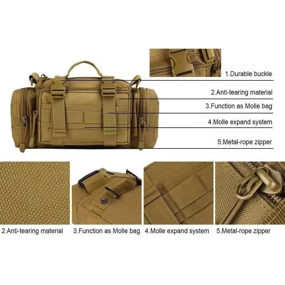 Sac à dos d'extérieur multi-poches pour homme