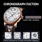 Montre en cuir mode affaires pour hommes