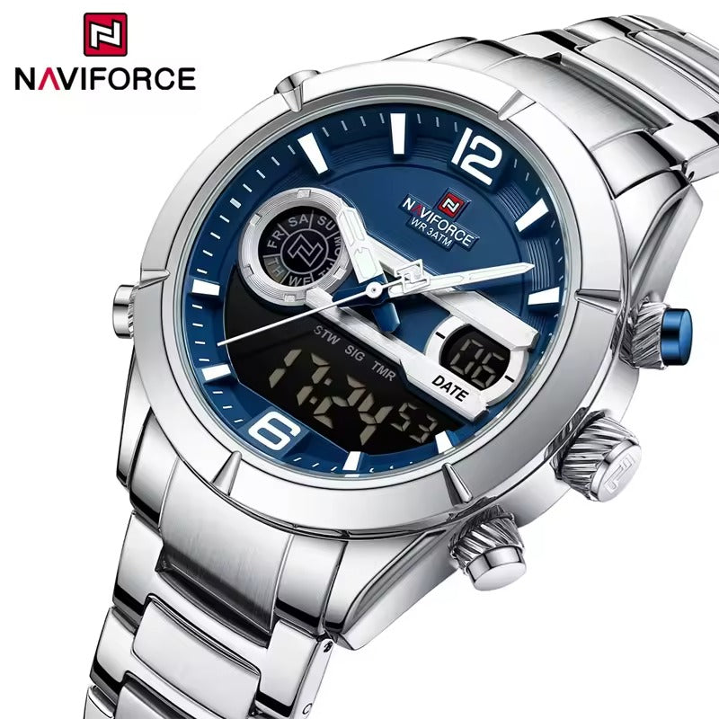 Montre à Affichage Numérique de Luxe pour Homme