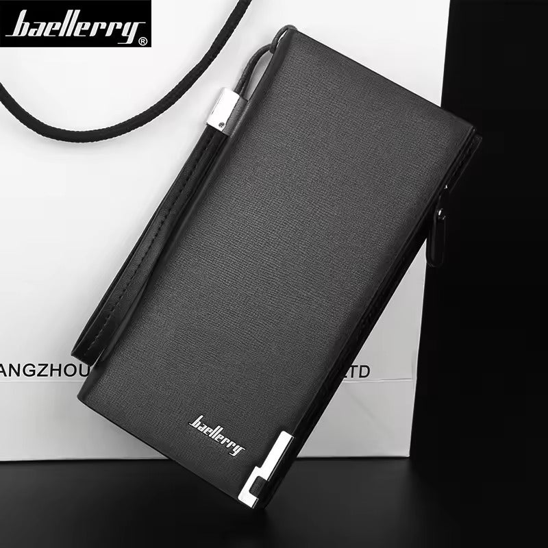 Portefeuille Long de Grande Capacité pour Hommes