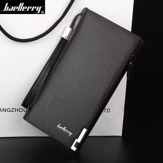Portefeuille Long de Grande Capacité pour Hommes