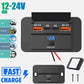 Adaptateur de prise de chargeur de voiture à 4 Ports