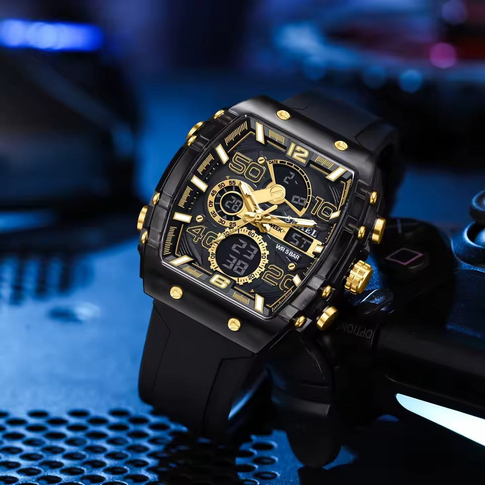 Montre Électronique Multifonctionnelle pour Homme