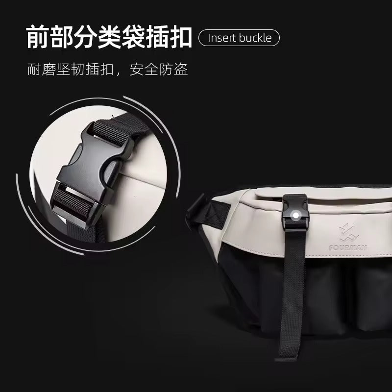 Sac à Bandoulière Solide pour Homme