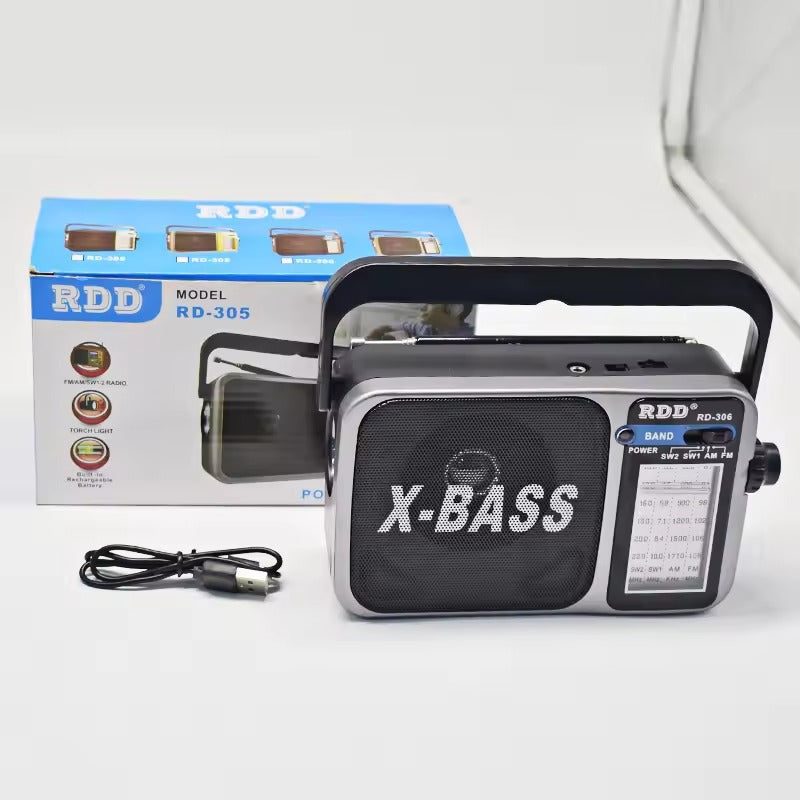 Radio FM portable multibande avec lampe de poche