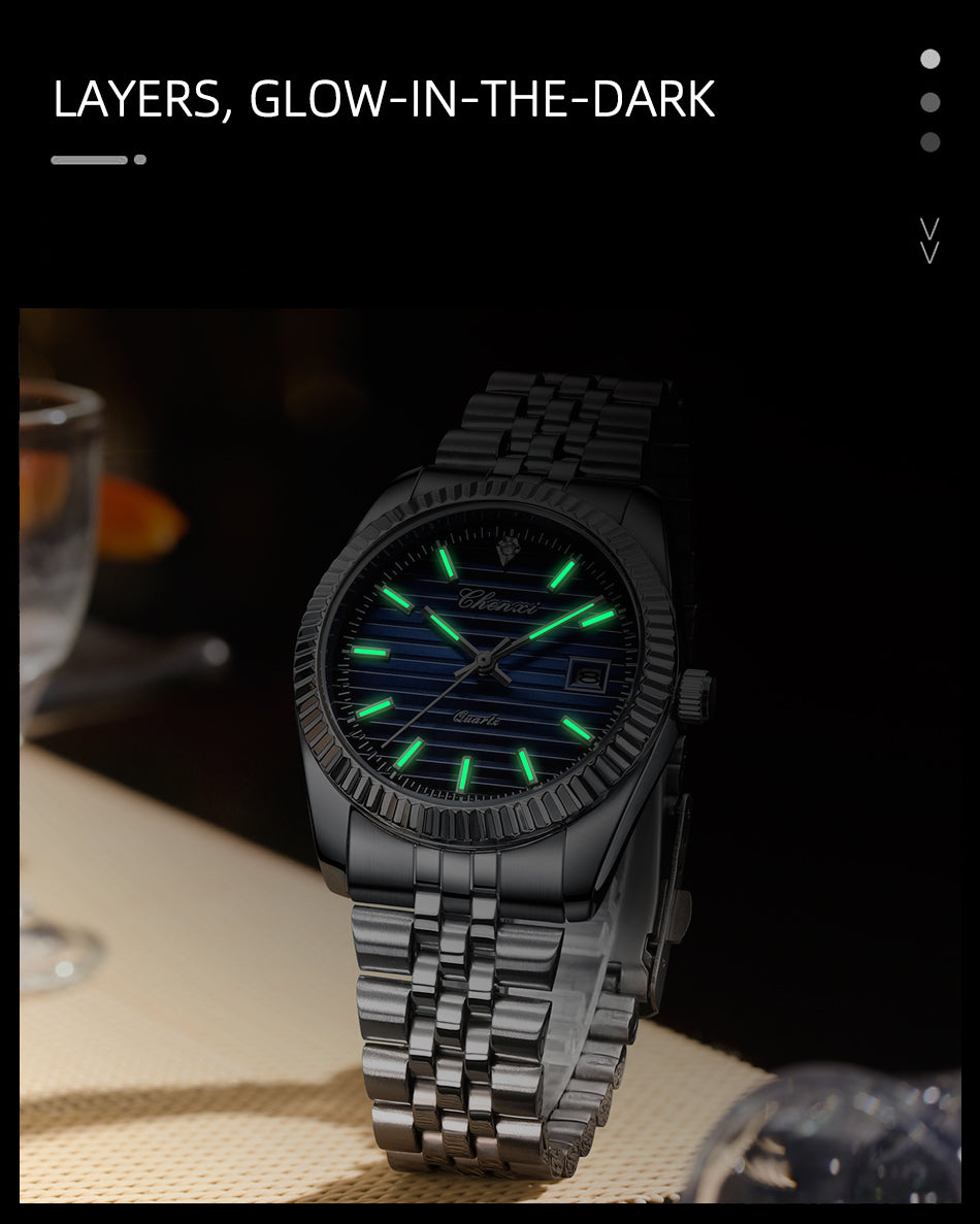Montre pour hommes d'affaires de luxe