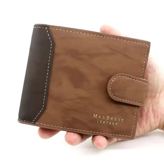 Portefeuille en cuir PU pour homme