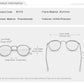 Lunettes de soleil à monture ronde pour hommes