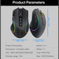 Souris sans fil ergonomique et précise