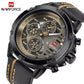 Montre de luxe en cuir pour hommes