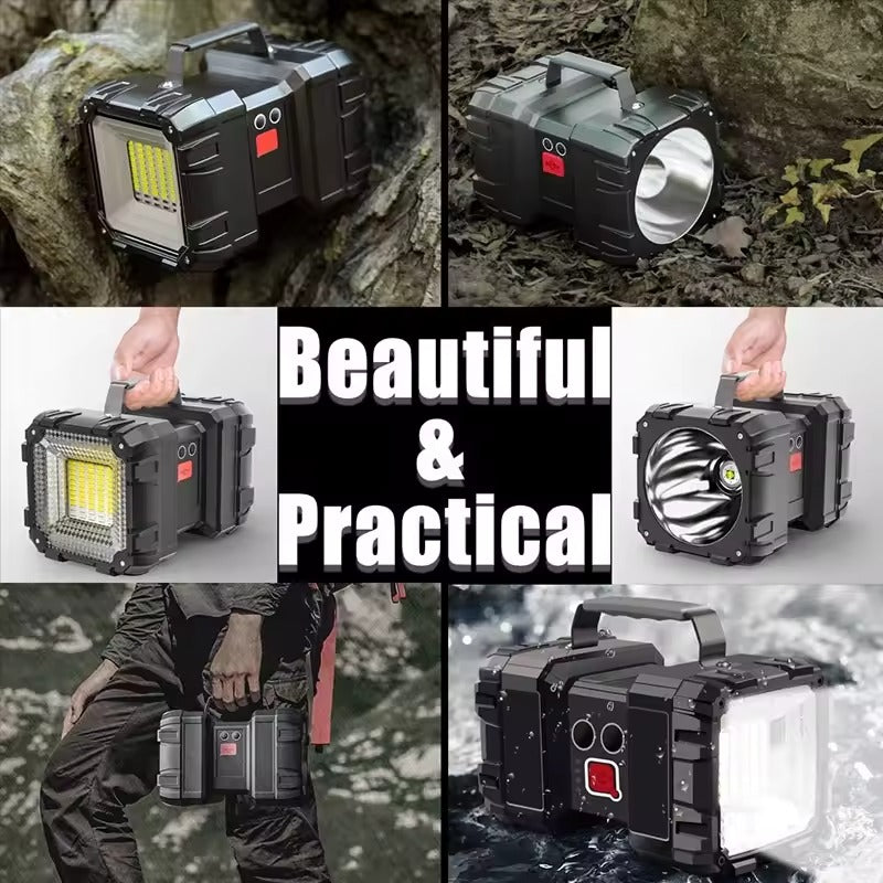 Projecteur à double tête super lumineuse