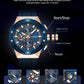 Montre à quartz chronographe en silicone