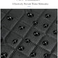 Sac à main en cuir PU souple à carreaux pour hommes