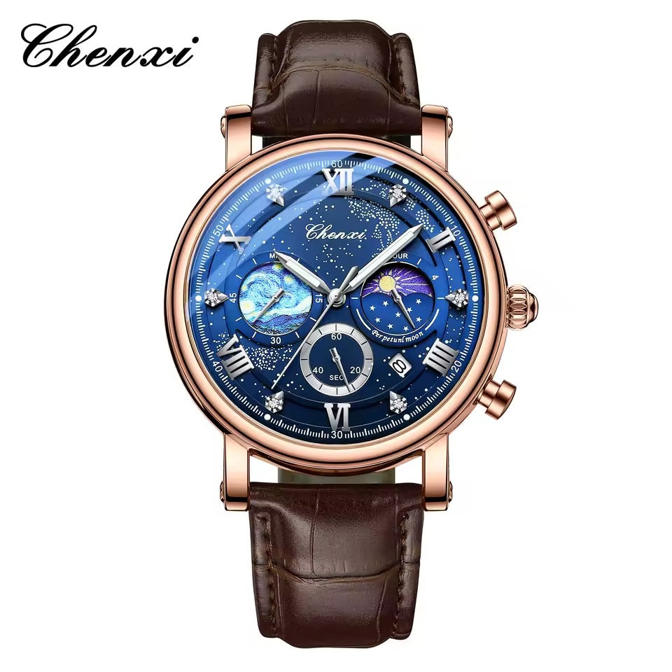 Montre chronographe de luxe pour hommes