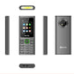 Téléphone portable double SIM Radio FM, forte torche, haut-parleur