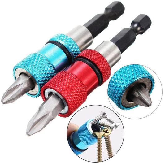 Porte-embout de tournevis magnétique à profondeur de vis à tige hexagonale, 1/4