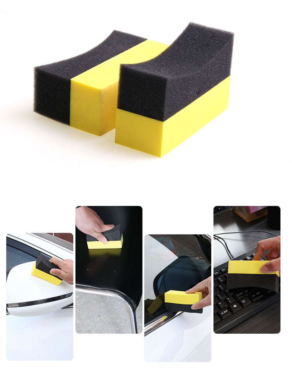 3 Brosses Éponge de nettoyage pour voiture
