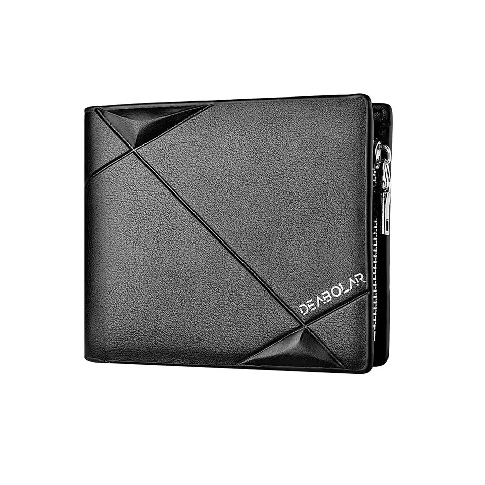 Portefeuille court multifonction pour homme