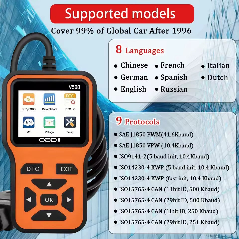 Outil de diagnostic de voiture OBD2