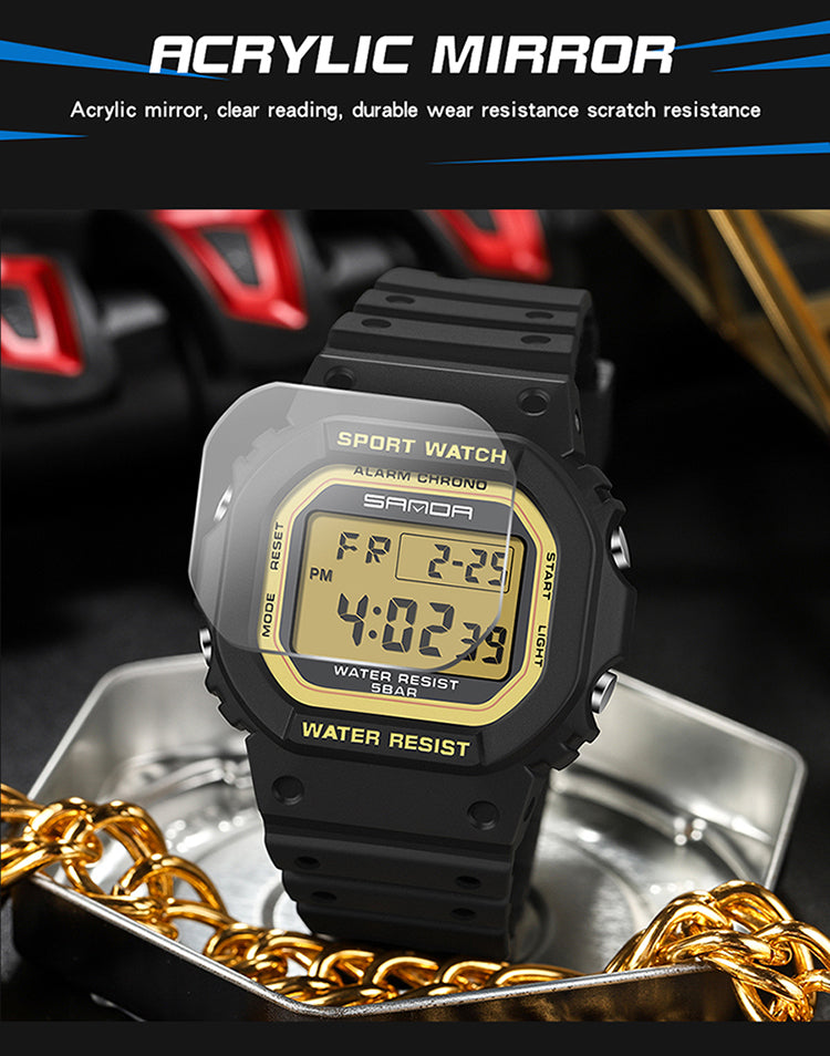 Montre Numérique étanche pour homme