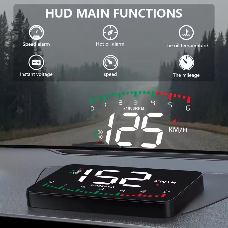 OBD2 affichage tête haute indicateur de vitesse