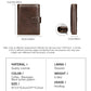 portefeuille en cuir tendance pour hommes