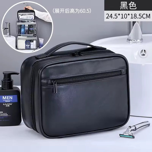 Trousse de luxe en cuir PU pour hommes
