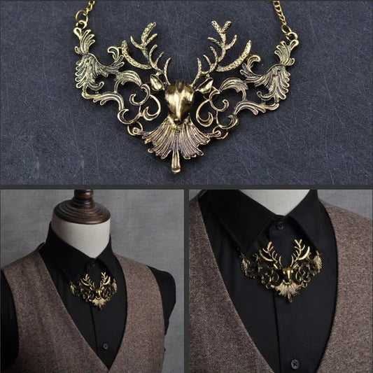 Collier avec nœud papillon, accessoire de mariage