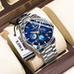 Montre à quartz de luxe pour homme