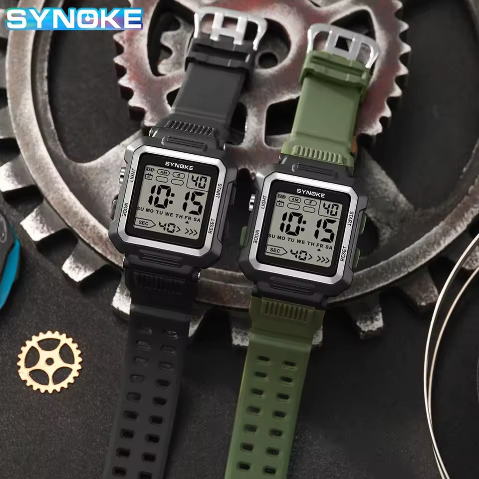 Montres numériques étanches pour homme