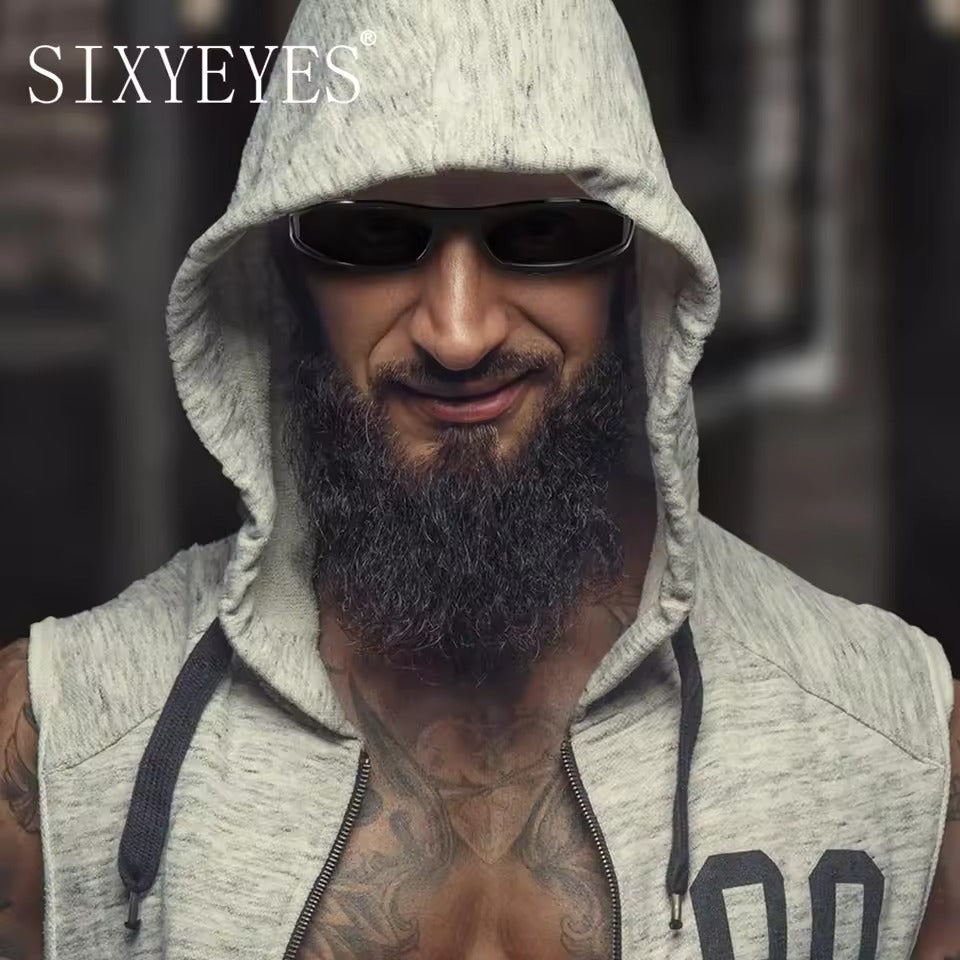 Lunettes de soleil futuristes pour hommes