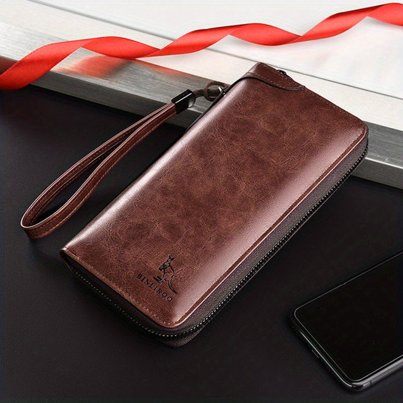 Portefeuille Long à fermeture éclair pour hommes