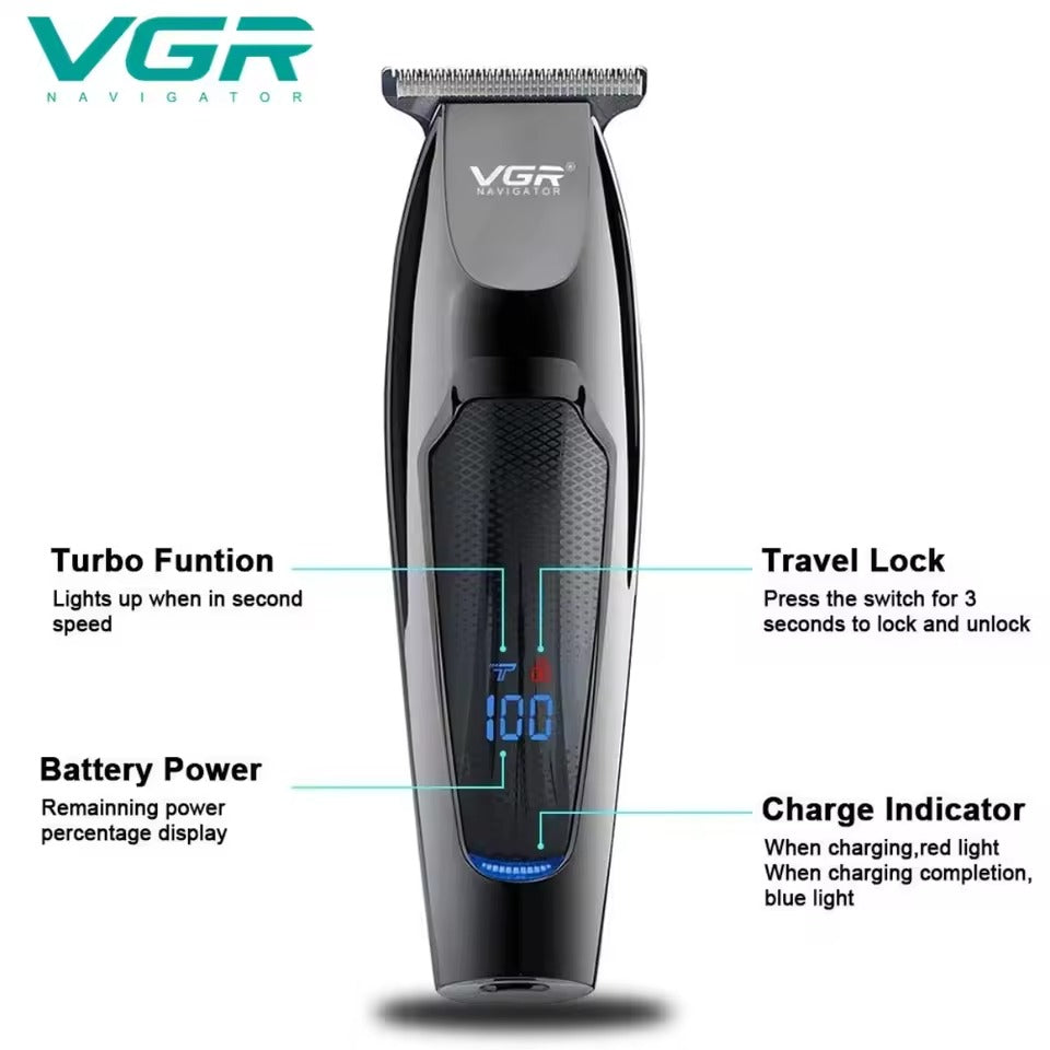 Tondeuse à cheveux Affichage LED Rechargeable