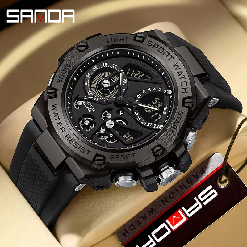 Montre électrique multifonction pour homme