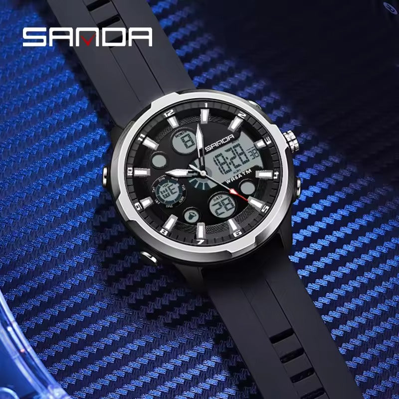 Montre à quartz militaire étanche pour homme