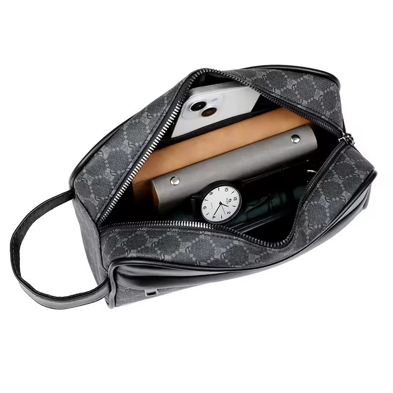 Sac à main de luxe en cuir PU pour hommes