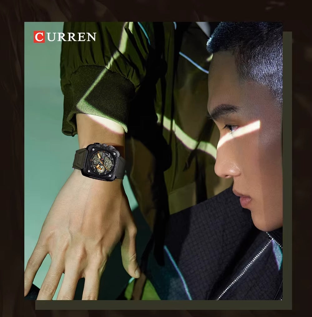 Montre à quartz de luxe pour homme