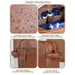 Trousse en cuir PU imperméable pour hommes