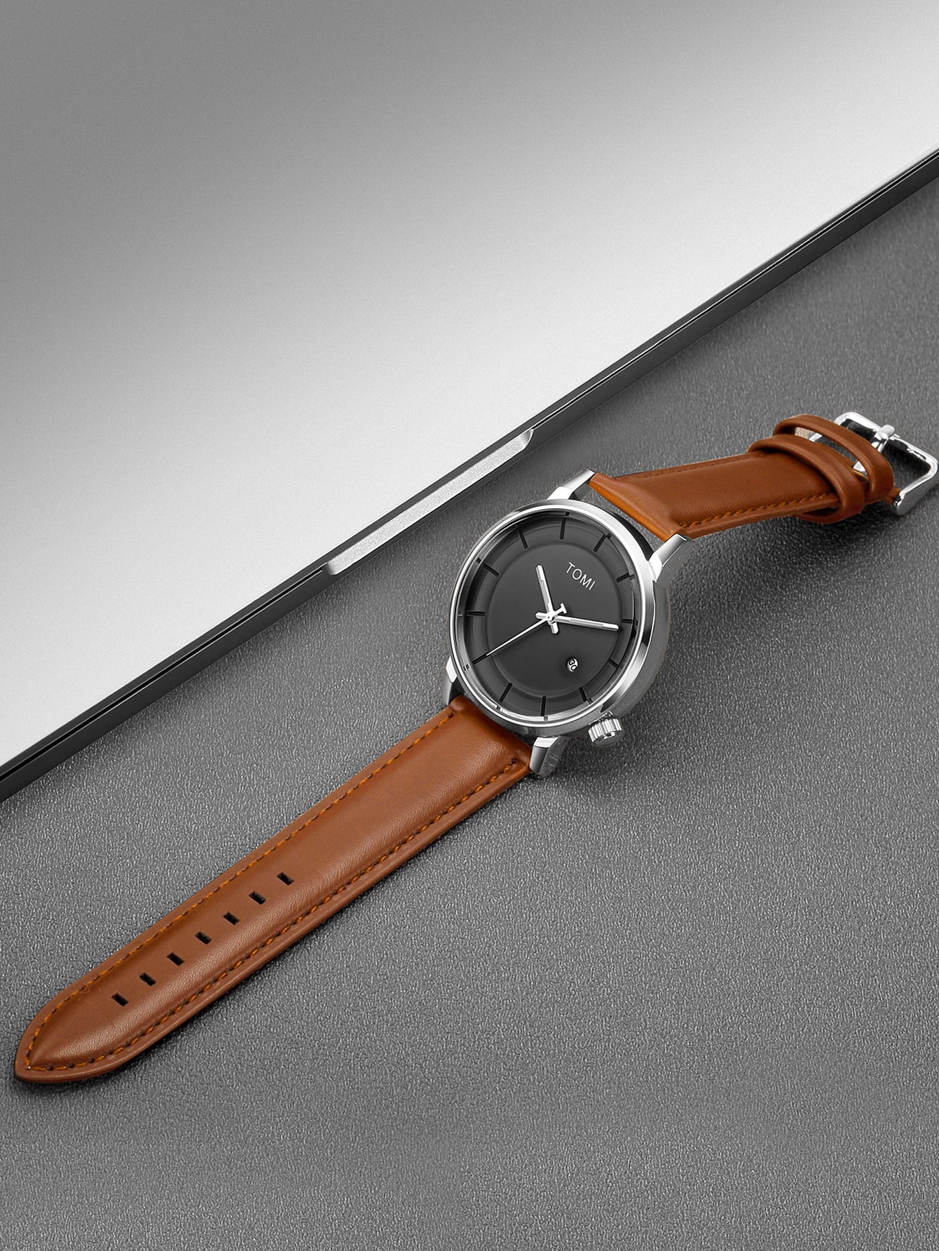 Montre à Quartz pour hommes d'affaires