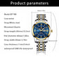 Montre lumineuse de luxe pour Homme